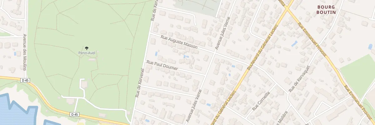 Plan du 13 Rue Paul Doumer (Vc62) au Croisic