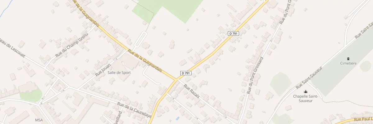 Plan du 49 Rue Général de Gaulle à Lamballe-Armor