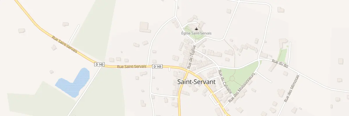 Plan du 6 Rue Saint-Servais à Saint-Servant