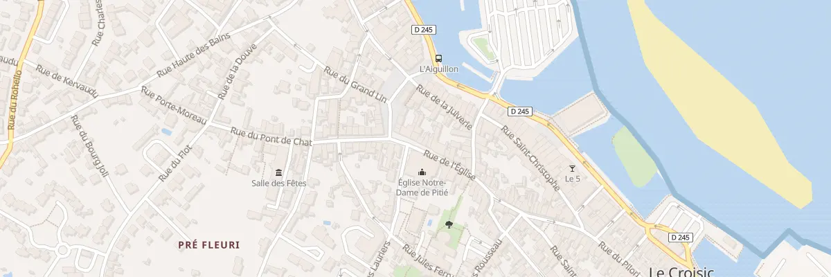 Plan du 5 Rue de l’Eglise (Vc5) au Croisic