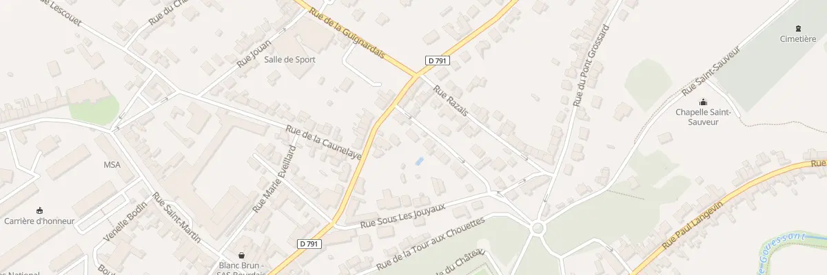 Plan du 2 Rue Saint Pierre à Lamballe-Armor