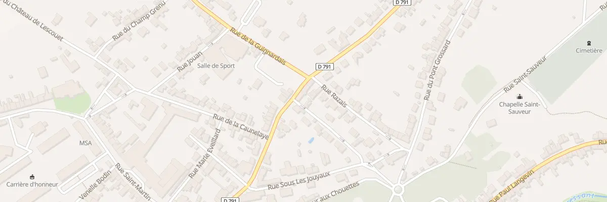 Plan du 30 Rue Général de Gaulle à Lamballe-Armor