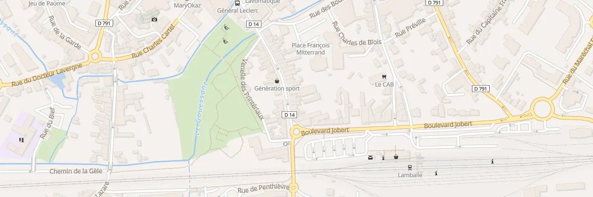 Plan du 39 Rue Général Leclerc à Lamballe-Armor