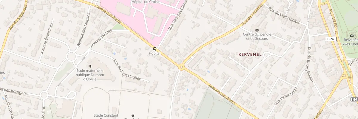 Plan du 11B Av Gambetta (Vc2) au Croisic