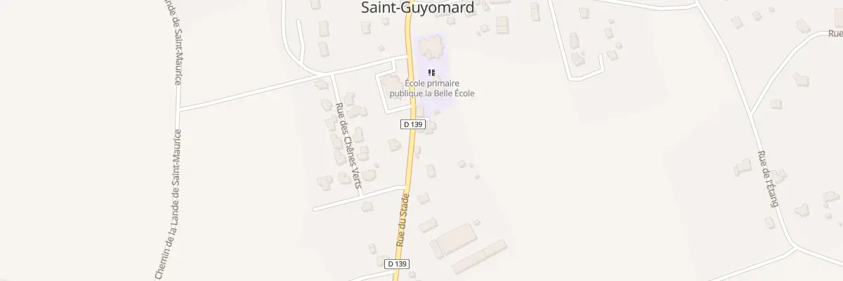 Plan du 9 Rue du Stade à Saint-Guyomard