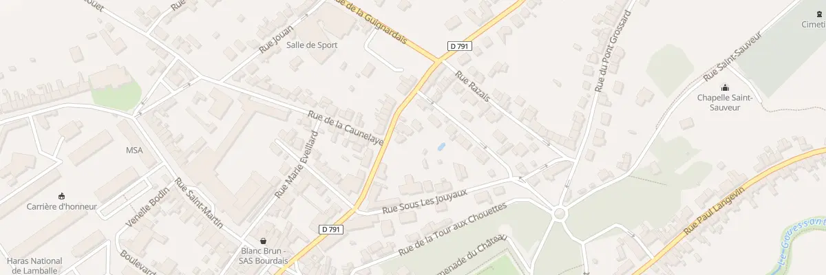 Plan du 22 Rue Général de Gaulle à Lamballe-Armor
