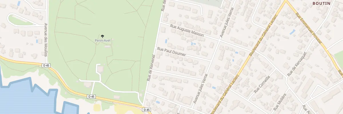 Plan du 6 Rue Paul Doumer (Vc62) au Croisic