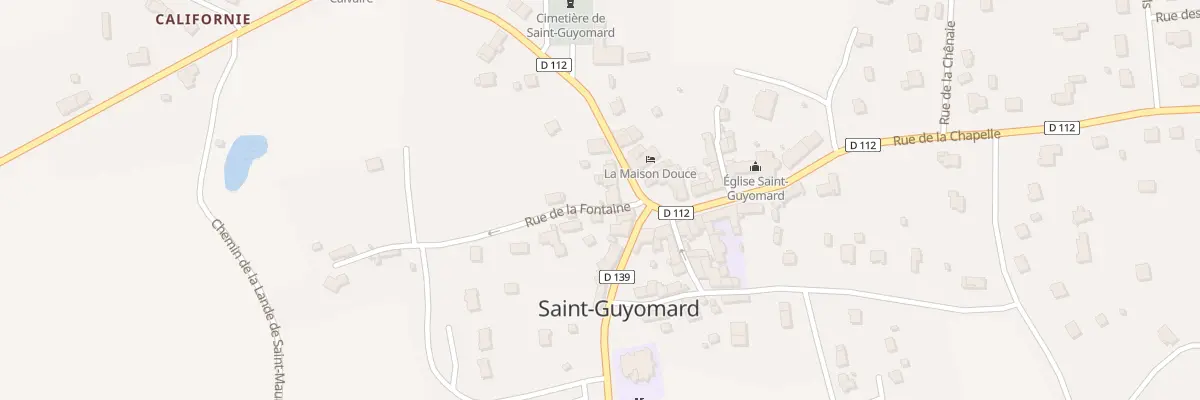 Plan du 5 Rue du Calvaire à Saint-Guyomard