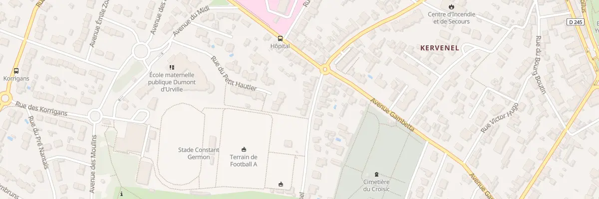 Plan du 66 Rue de Kervenel (Vc3) au Croisic