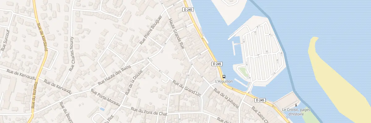 Plan du 11 Grande Rue (Vc1) au Croisic