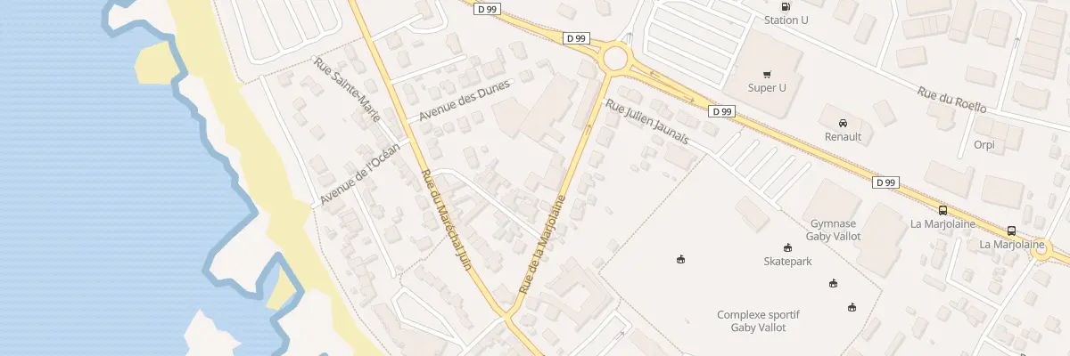Plan du 11 Rue de la Marjolaine à La Turballe