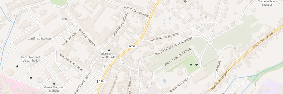 Plan du 2 Rue Sous Les Jouyaux à Lamballe-Armor
