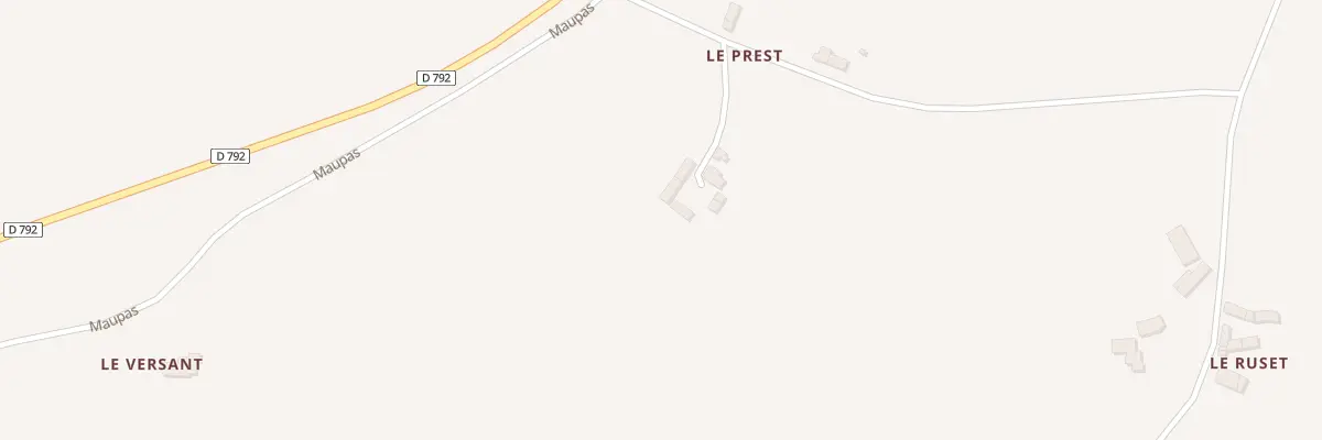 Plan du 15 La Hibetiere au Mené