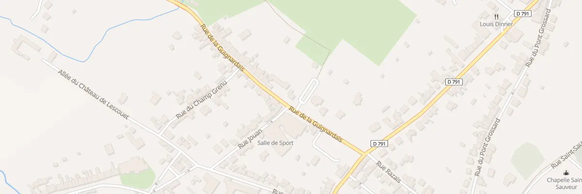 Plan du 14 Rue de la Guignardais à Lamballe-Armor