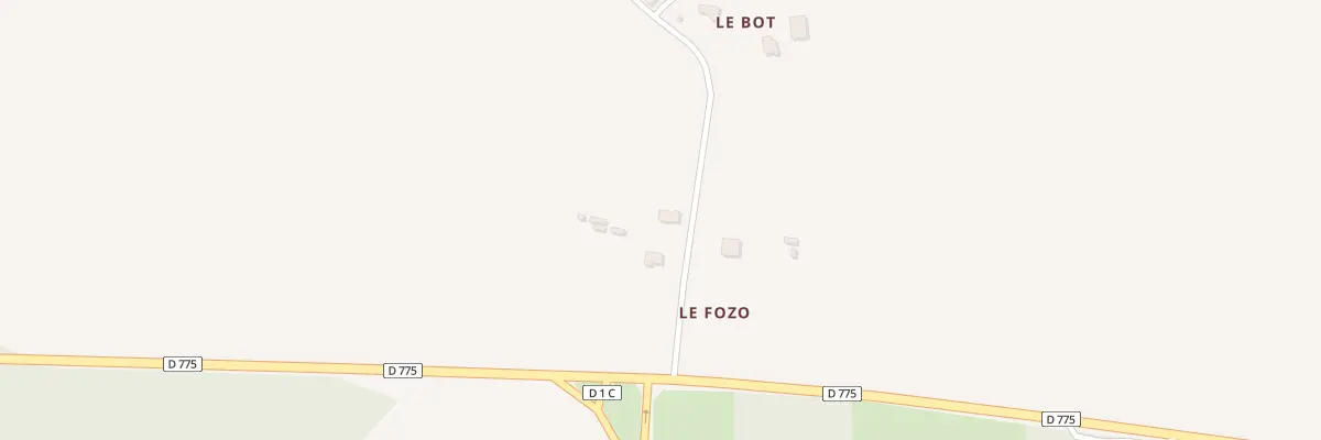 Plan du 3 Le Fozo à La Vraie-Croix