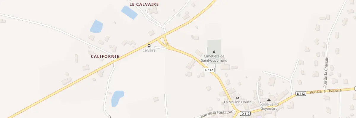 Plan du 23 Rue du Calvaire à Saint-Guyomard