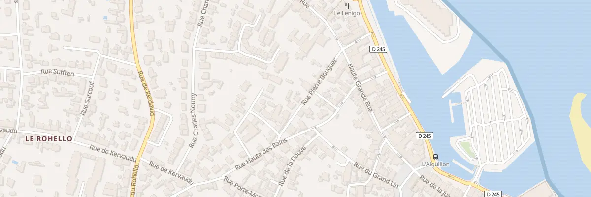 Plan du 10 Rue Pierre Bouguer (Vc91) au Croisic