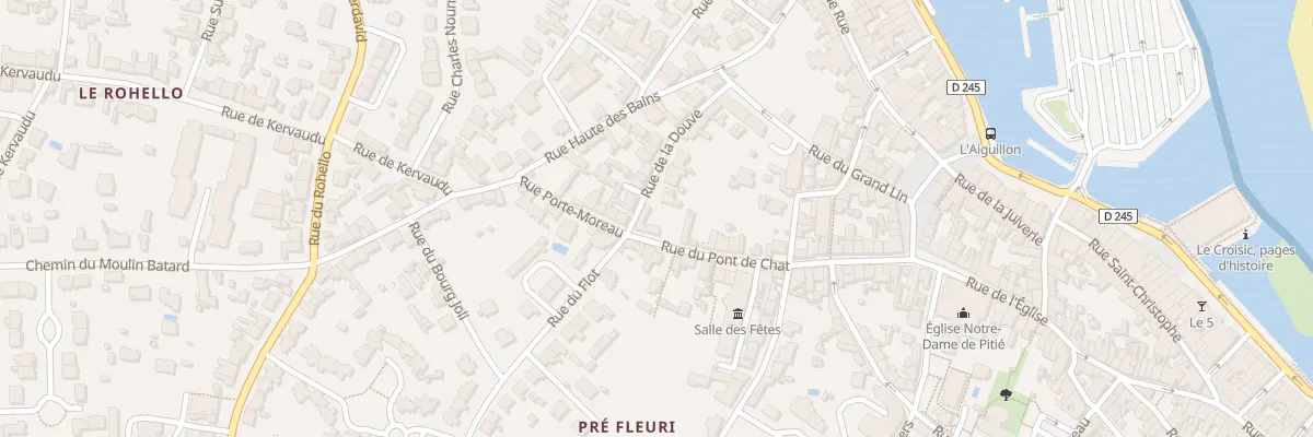 Plan du 38 Rue du Pont de Chat (Vc5) au Croisic