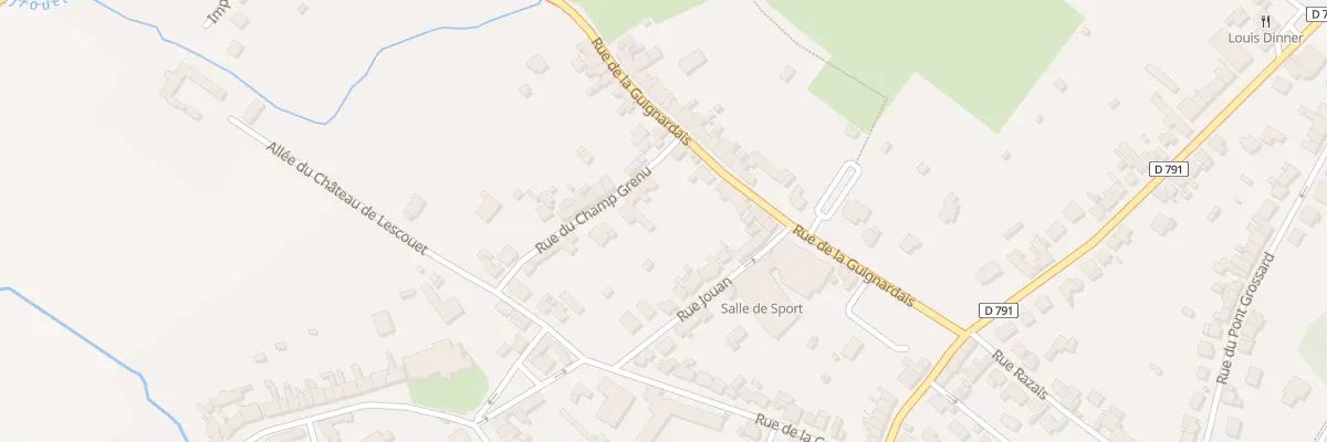 Plan du 20 Rue du Champ Grenu à Lamballe-Armor