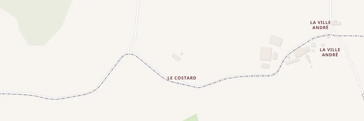 Plan du 2 Le Costard à Gomené