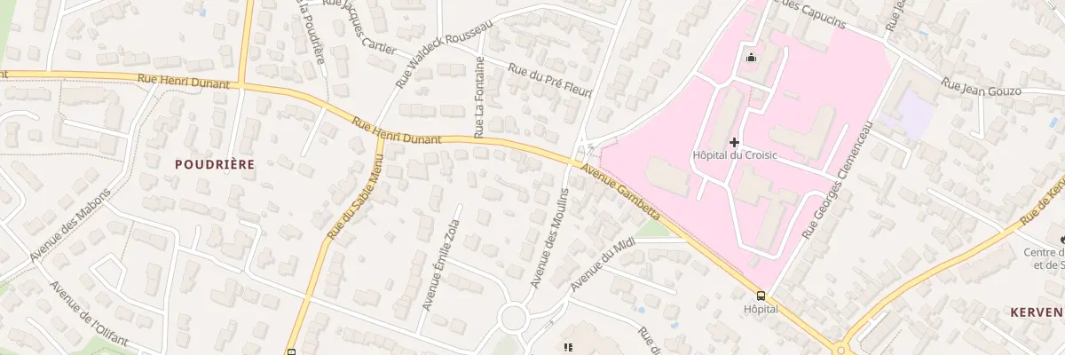 Plan du 1 Rue Henri Dunant (Vc2) au Croisic
