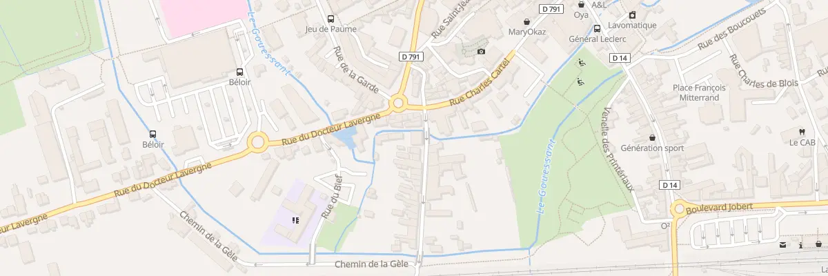 Plan du 4 Rue Saint Lazare à Lamballe-Armor
