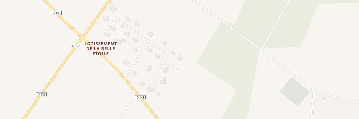 Plan du 5589 Lot de la Belle Etoile à Saint-Servant