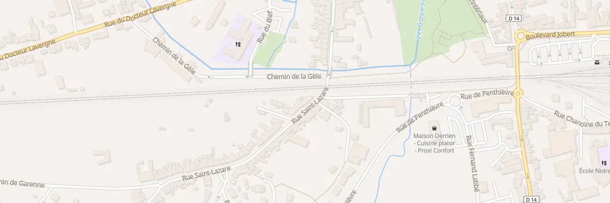 Plan du 36 Rue Saint Lazare à Lamballe-Armor