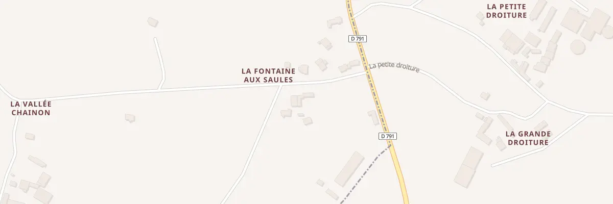 Plan du 2 Fontaine aux Saules à Andel