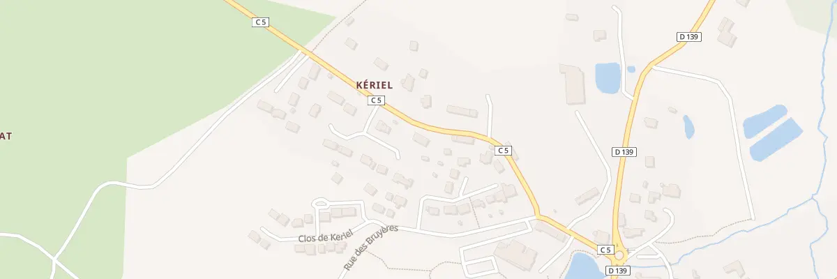 Plan du 12 Lot de Keriel à Larré
