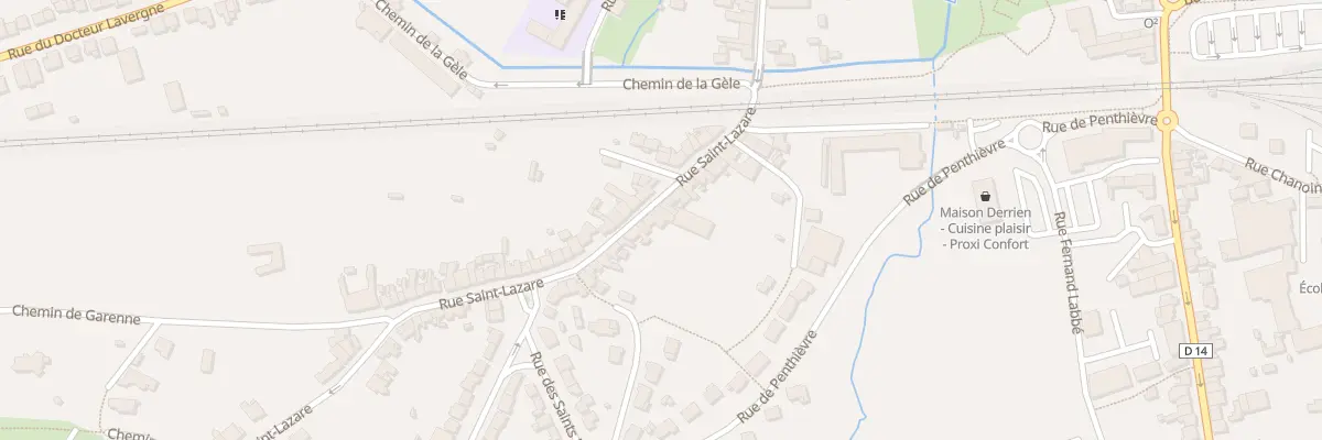 Plan du 33 Rue Saint Lazare à Lamballe-Armor
