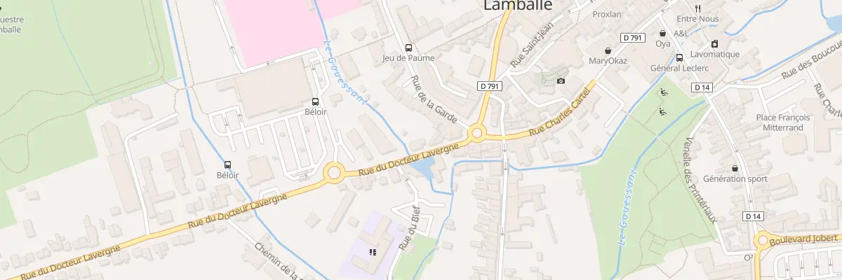 Plan du 10 Rue Docteur Lavergne à Lamballe-Armor