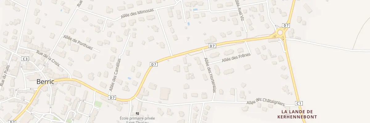 Plan du 4 Rue de la Ville au Vent à Berric