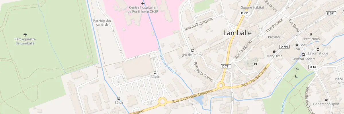 Plan du 3 Rue du Jeu de Paume à Lamballe-Armor