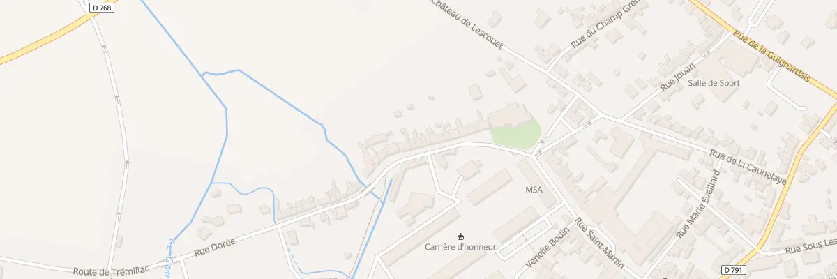 Plan du 24 Rue des Moulins à Lamballe-Armor