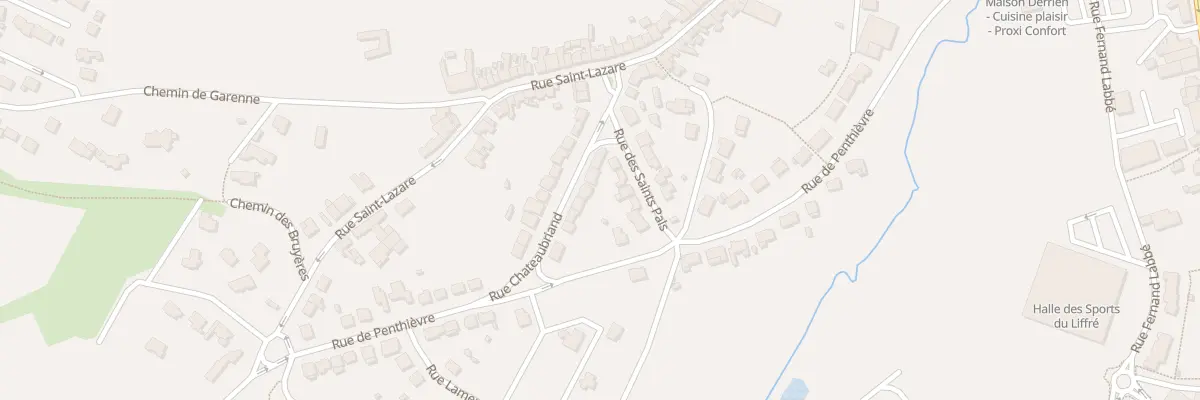 Plan du 9 Rue Châteaubriand à Lamballe-Armor