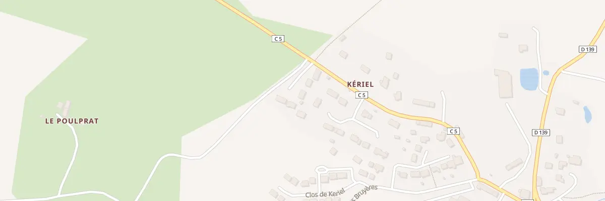 Plan du 6 Imp de Keriel à Larré