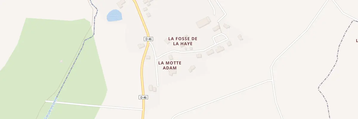 Plan du 33 La Motte Adam à Saint-Glen