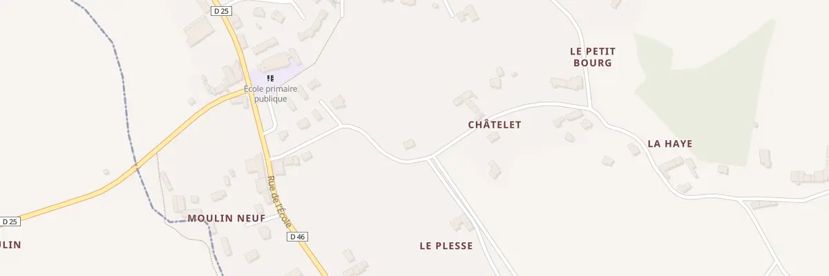 Plan du 12 Le Châtelet à Saint-Glen
