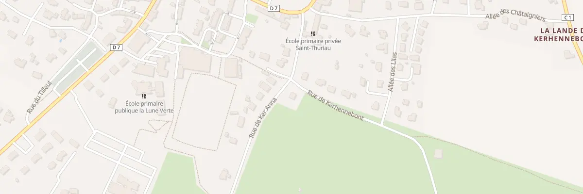 Plan du 9 Rue de Ker - Anna à Berric