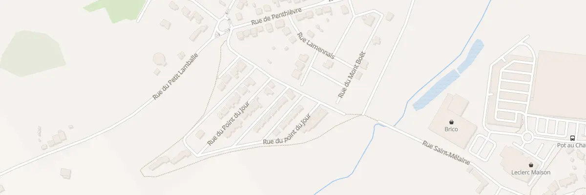 Plan du 41 Rue du Point du Jour Maroue à Lamballe-Armor