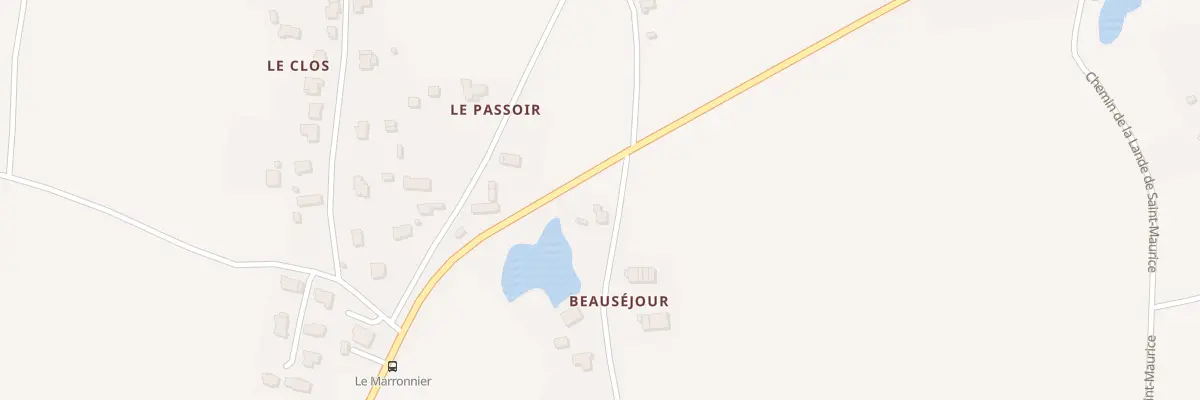 Plan du 2 Beausejour à Saint-Guyomard