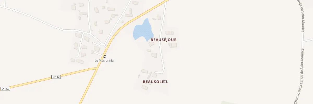 Plan du 6 Beausejour à Saint-Guyomard