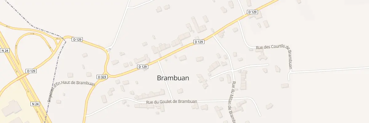 Plan du 16 Rue d’En Haut de Brambuan à La Croix-Helléan