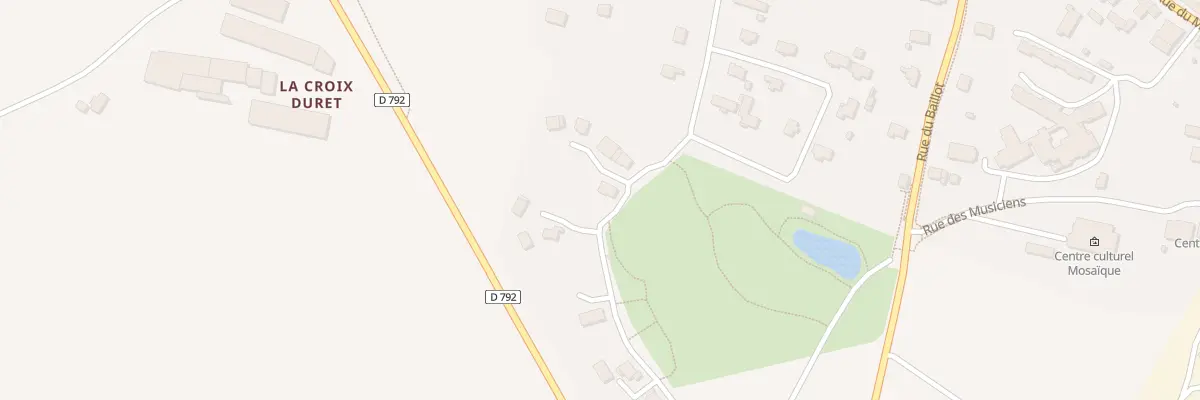 Plan du 1 Imp des Genets Collinee au Mené