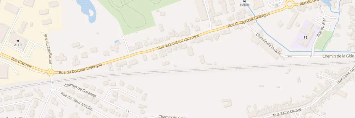 Plan du 67 Rue Docteur Lavergne à Lamballe-Armor