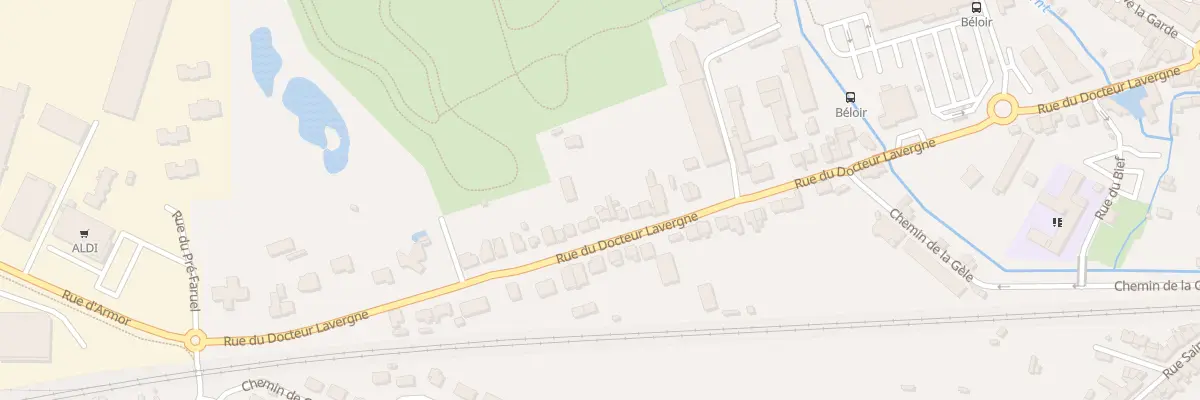 Plan du 64 Rue Docteur Lavergne à Lamballe-Armor