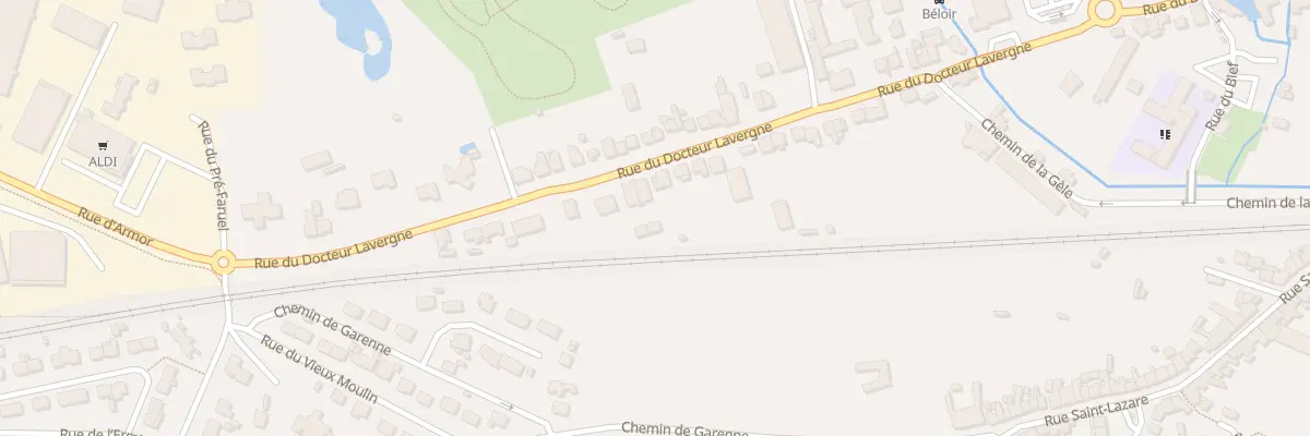 Plan du 71 Rue Docteur Lavergne à Lamballe-Armor