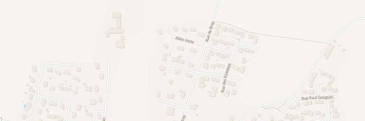 Plan du 4 All des Chênes à Berric