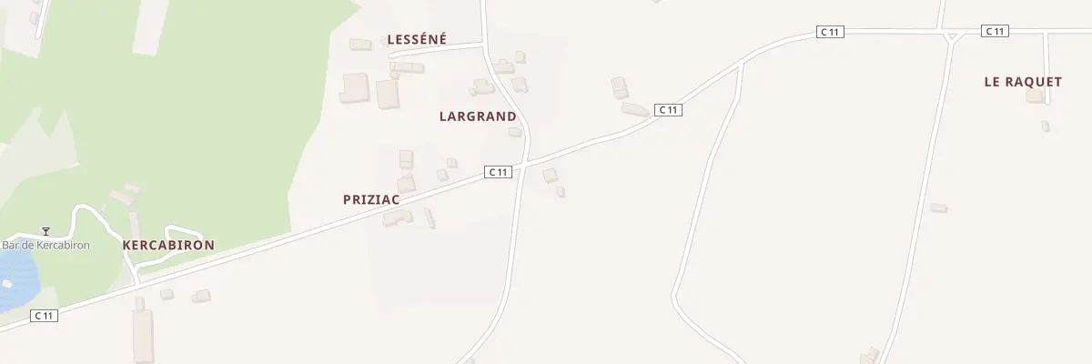 Plan du 5129 Priziac au Cours